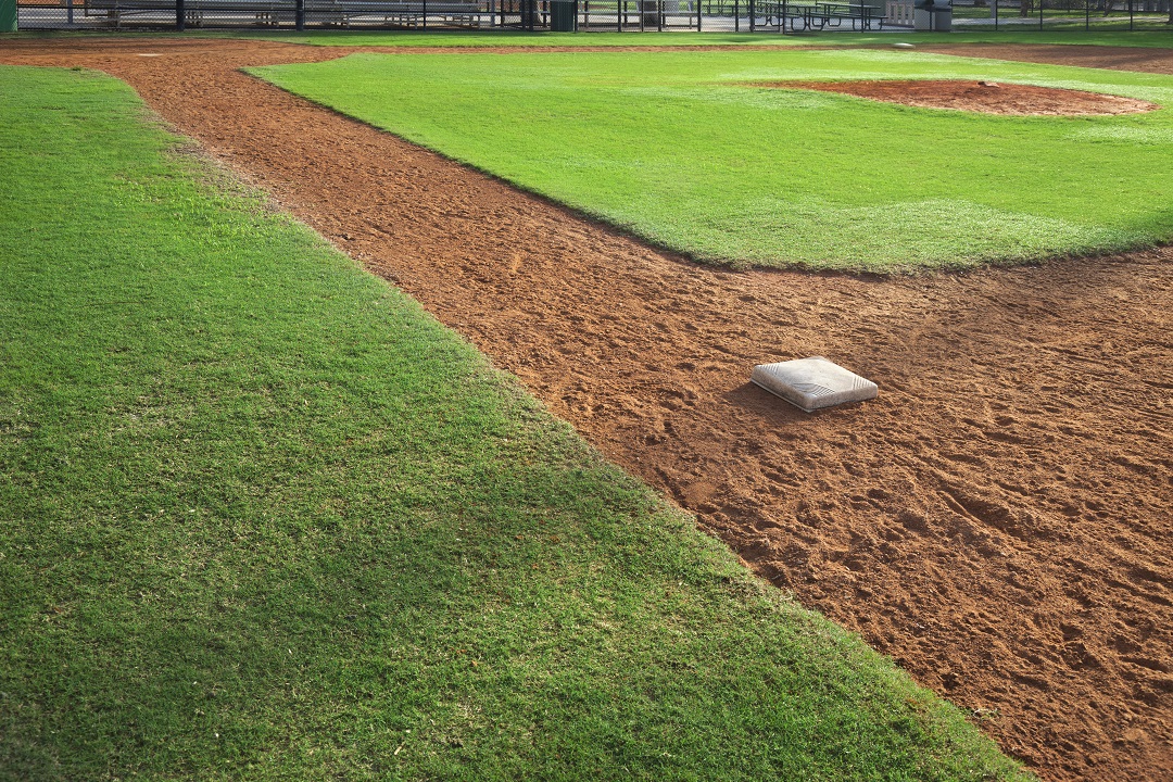 Youth baseball infield