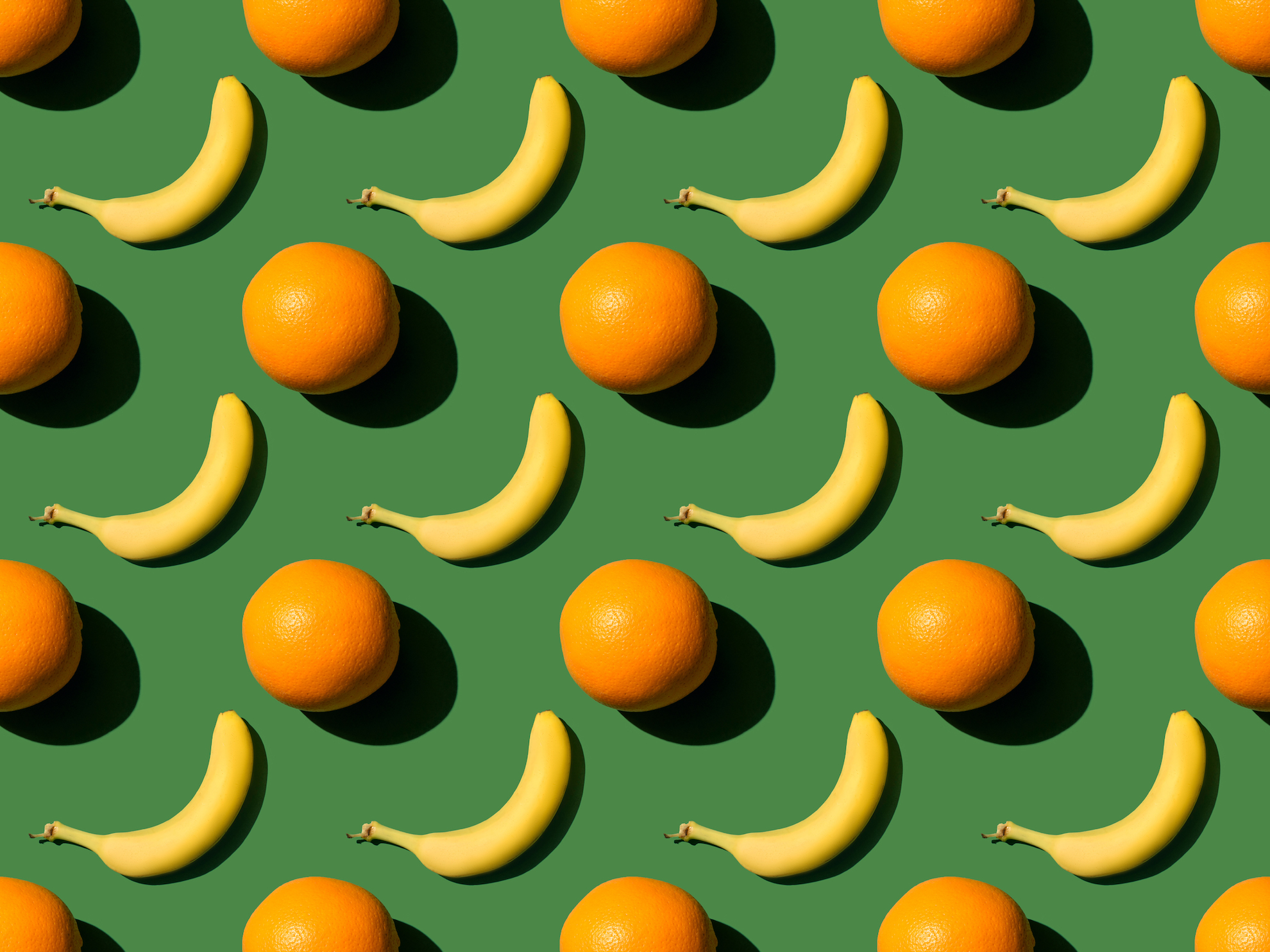 Oranges and bananas